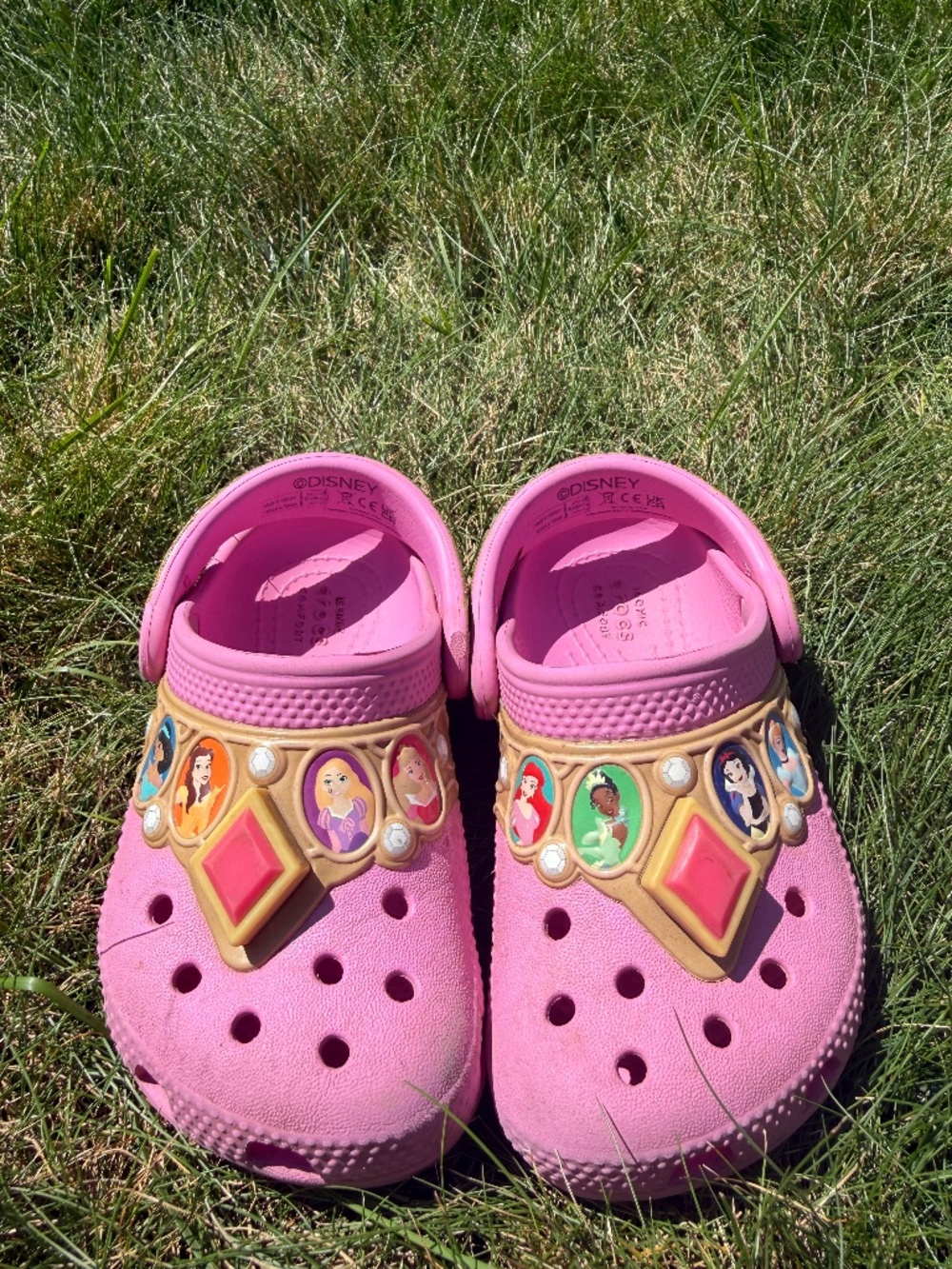 Disney Princess Light-Up Crocs Toddler Girl Size 8